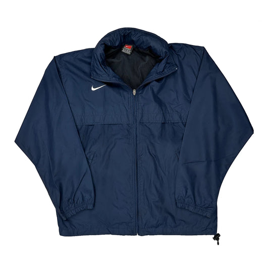Nike Windbreaker - XS Navy Nylon