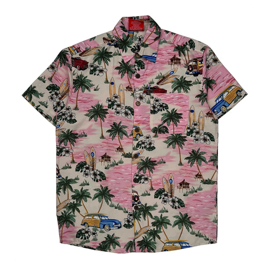 Lowes Graphic Hawaiian Shirt - XS Multicoloured Polyester
