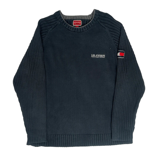 Hilfiger Denim Jumper - XL Navy Knitted