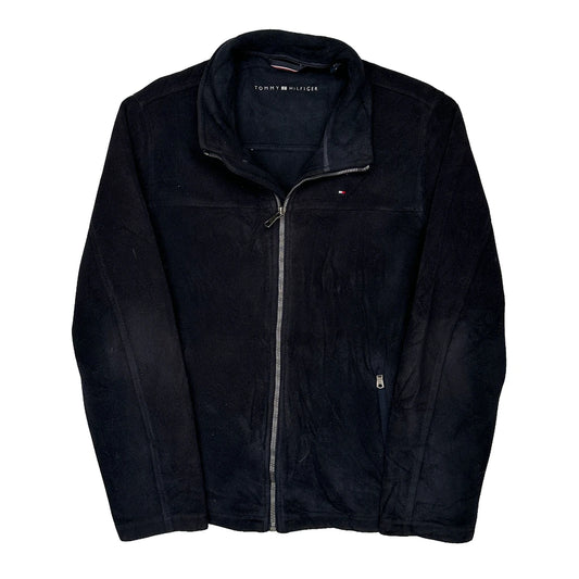 Tommy Hilfiger Fleece Jacket - Small Black Polyester