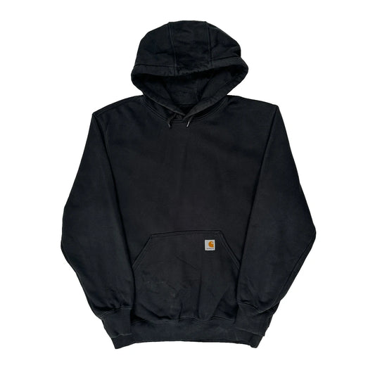 Carhartt Hoodie - Medium Black Cotton Blend