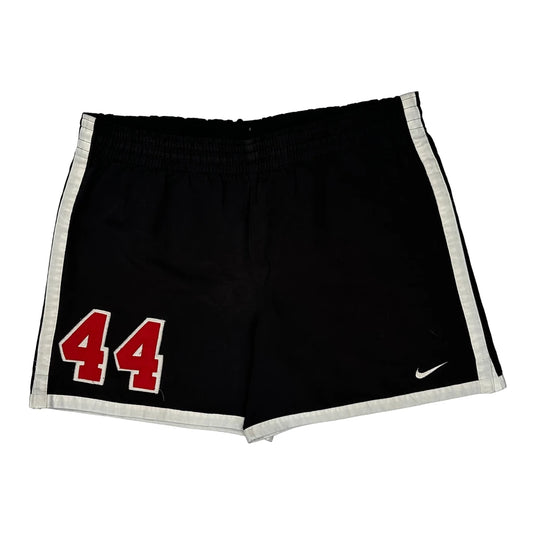 Nike College Sport Shorts - Large Black Cotton