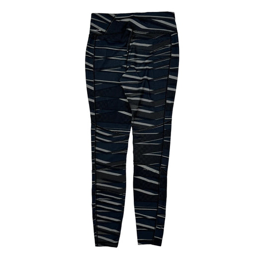 Oakley Striped Leggings - Small Blue Polyester
