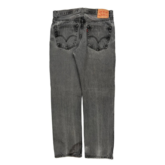 Levis 505 Jeans - 33W 34L Grey Cotton
