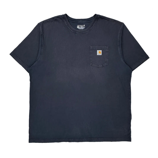 Carhartt T-Shirt - 2XL Navy Cotton