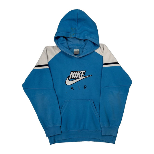 Vintage Age 12-13 Nike Hoodie - Large Blue Cotton
