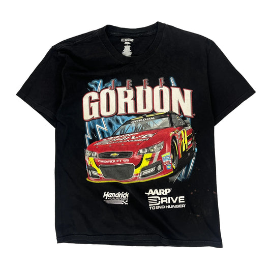 Hendrick Motorsports Nascar T-Shirt - Large Black Cotton