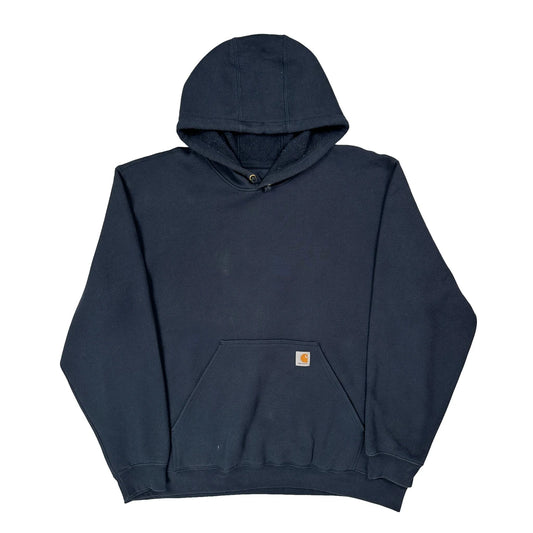 Vintage Carhartt Hoodie - 2XL Navy Cotton