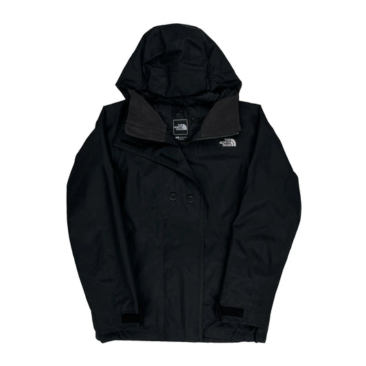 Vintage The North Face Waterproof Jacket - Small Black Polyester