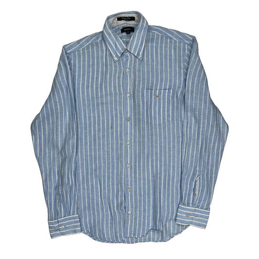 Gant Striped Shirt - Medium Blue Linen