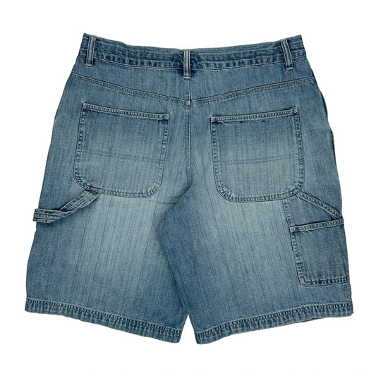 Sargent Carpenter Shorts - 33W 10L Light Wash Cotton