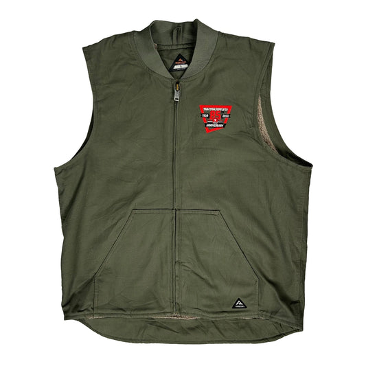 35Th Anniversary Ridgecut Workwear Gilet - XL Green Cotton