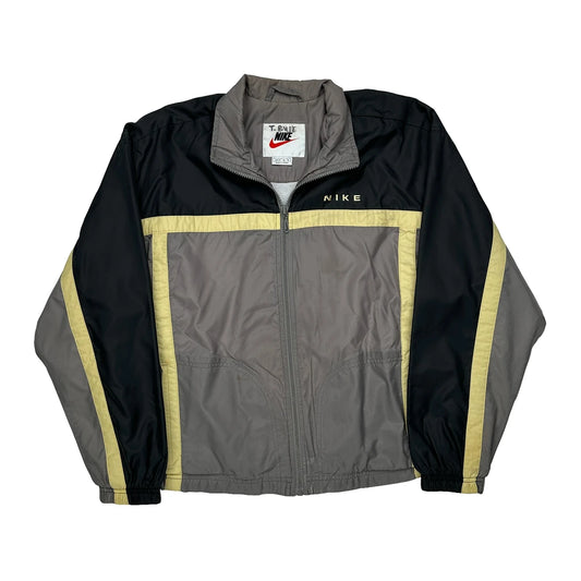 Nike Spellout Track Jacket - Medium Grey Polyester