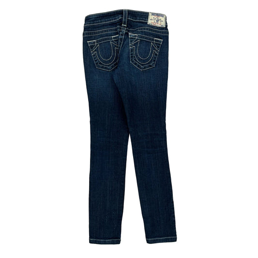 True Religion Skinny Jeans - 28W UK 6 Dark Wash Cotton