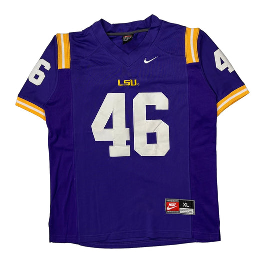 Lsu Nike Football Jersey - XL Purple Polyester