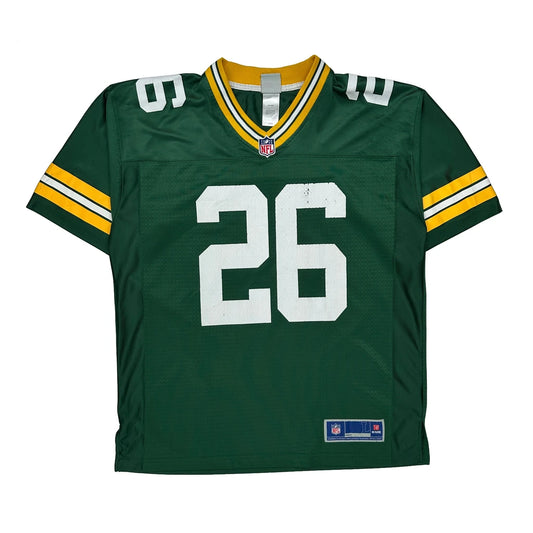 Vintage Green Bay Packers Nfl Football Jersey - Large Green Polyester