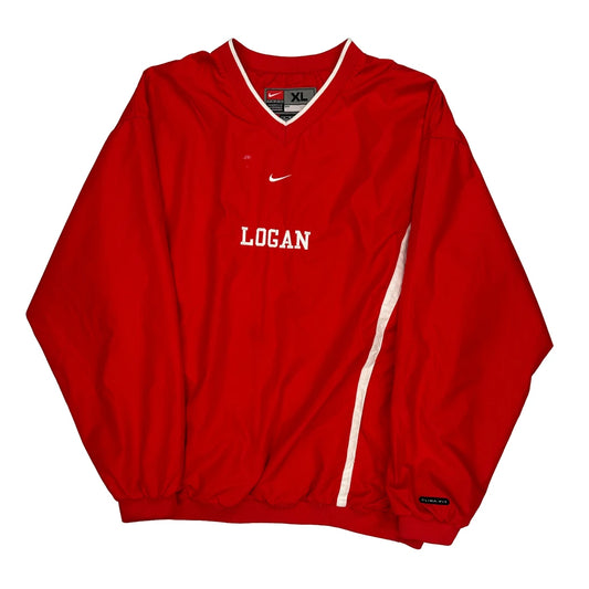 Nike Track Jacket - XL White Polyester