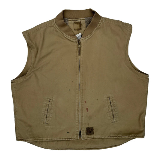 Unbranded Gilet - 4XL Khaki Cotton