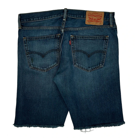 Levis Denim Shorts - 33W 10L Blue Cotton