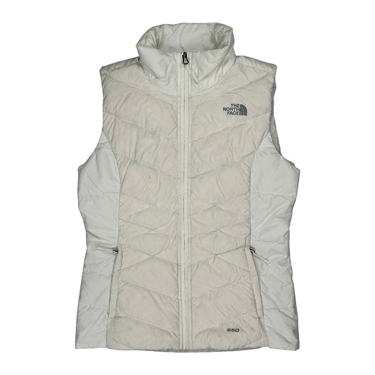 550 Fill The North Face Gilet - Small White Down