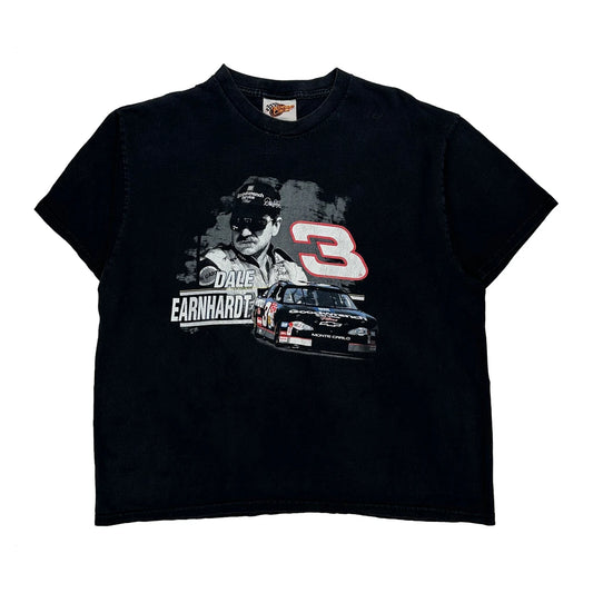 Dale Earnhardt Winners Circle Nascar T-Shirt - 2XL Black Cotton