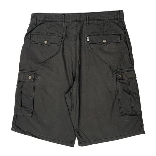 Levis Cargo Shorts - 36W 11L Grey Cotton