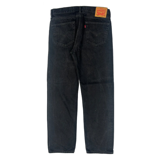 505 Levis Jeans - 35W 31L Black Denim