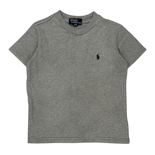 Age 3 Polo By Ralph Lauren T-Shirt - XS Grey Cotton