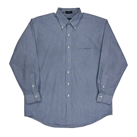 Gant Shirt - Large Blue Cotton Blend