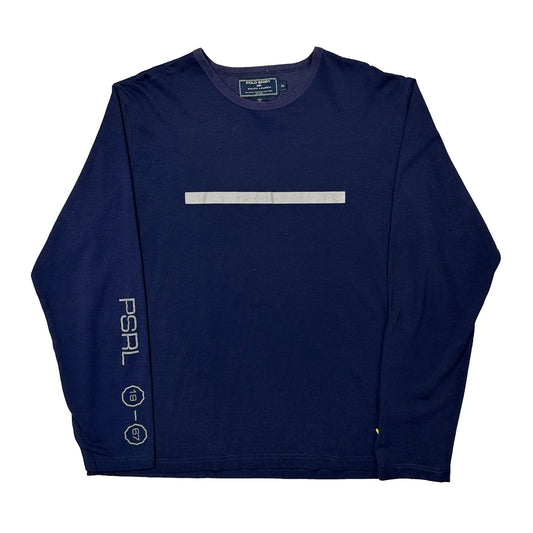 Polo Sport Long Sleeve T-Shirt - XL Navy Cotton Blend