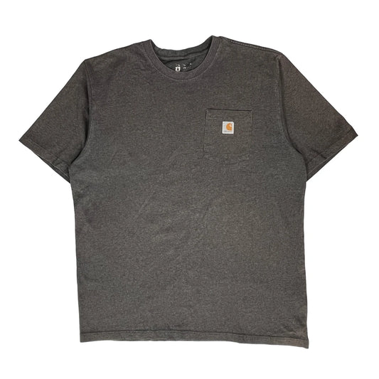Carhartt T-Shirt - XL Grey Cotton