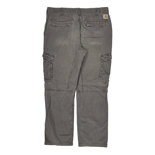 Carhartt Cargo Trousers - 36W 32L Grey Cotton