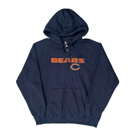 Chicago Bears N.F.L. Team Apparel Graphic Hoodie - XL Navy Cotton Blend