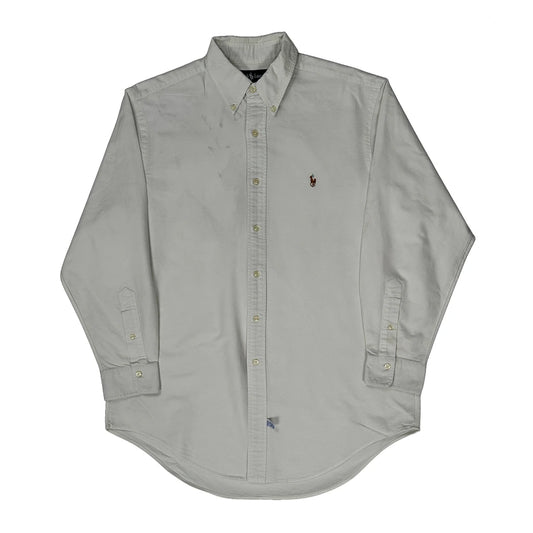 Ralph Lauren Shirt - Large Beige Cotton