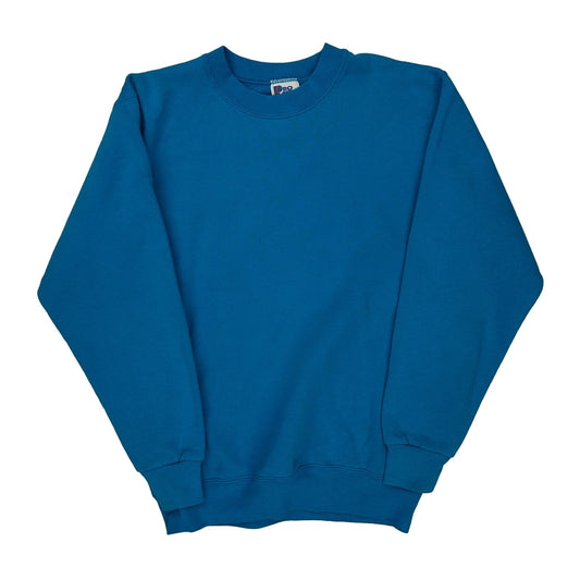 Vintage Age 14 Pro Player Sweatshirt - Small Blue Cotton Blend