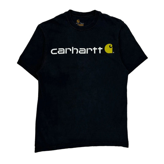 Original Fit Carhartt Spellout T-Shirt - Small Black Cotton