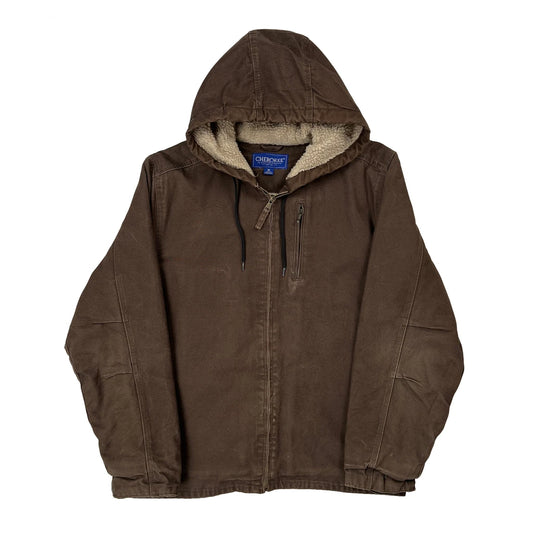 Cherokee Workwear Jacket - Medium Brown Cotton