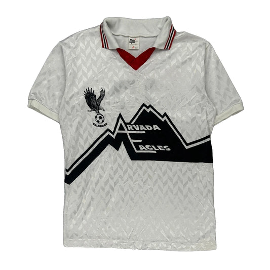 Arvada Eagles Opti Football Shirt - Large White Polyester