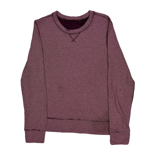 Carhartt Long Sleeve T-Shirt - Medium Burgundy Cotton