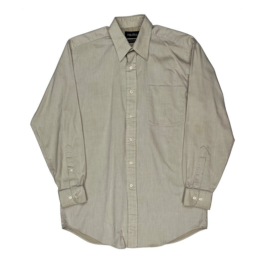 Nautica Shirt - Medium Beige Cotton