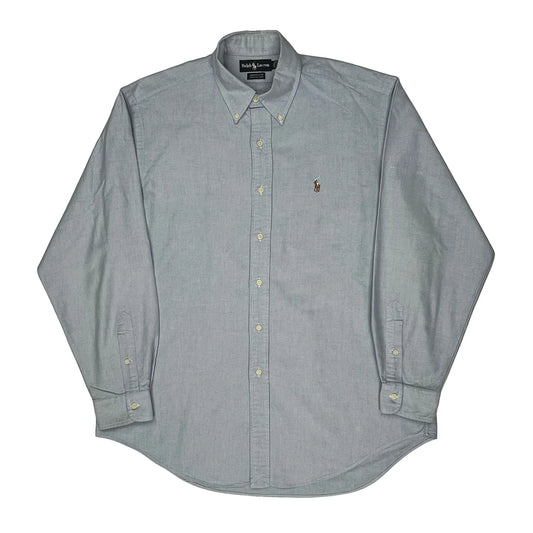 Ralph Lauren Shirt - Large Grey Cotton