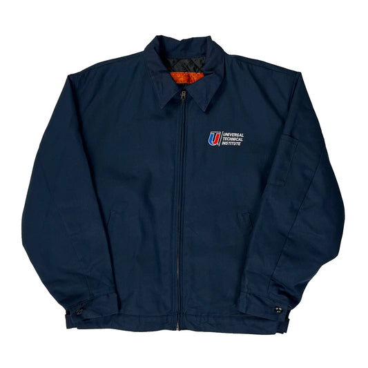 Vintage Red Kap Workwear Jacket - Large Navy Polyester