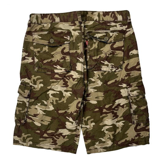 Levis Camo Cargo Shorts - 36W 10L Camo Cotton