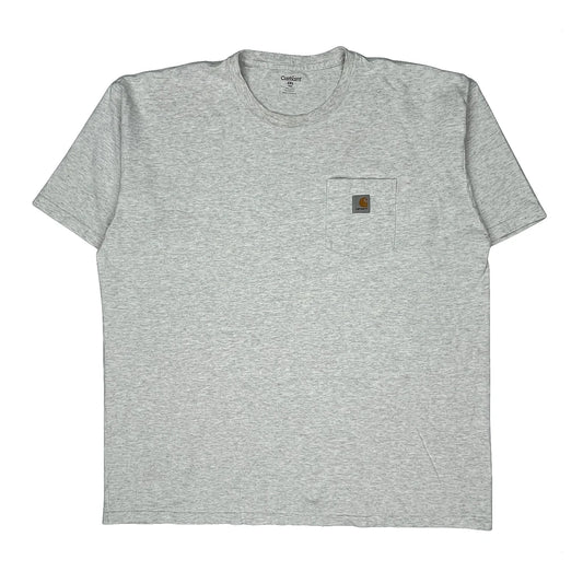 Carhartt Tall T-Shirt - 2XL Grey Cotton