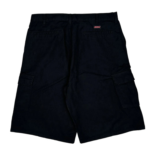 Vintage Dickies Baggy Cargo Shorts - 34W 11L Black Cotton