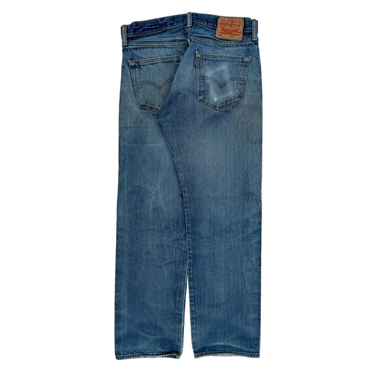 501 Levis Jeans - 30W 29L Blue Cotton