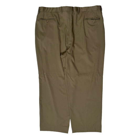 Giorgio Armani Trousers - 40W 29L Khaki Polyester Blend