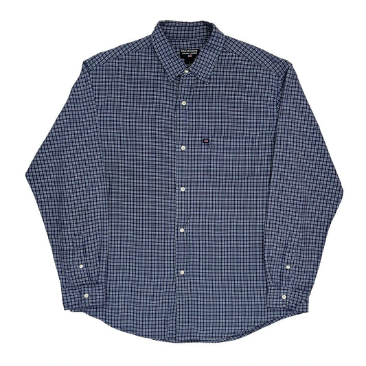 Polo By Ralph Lauren Checked Shirt - Large Blue Cotton