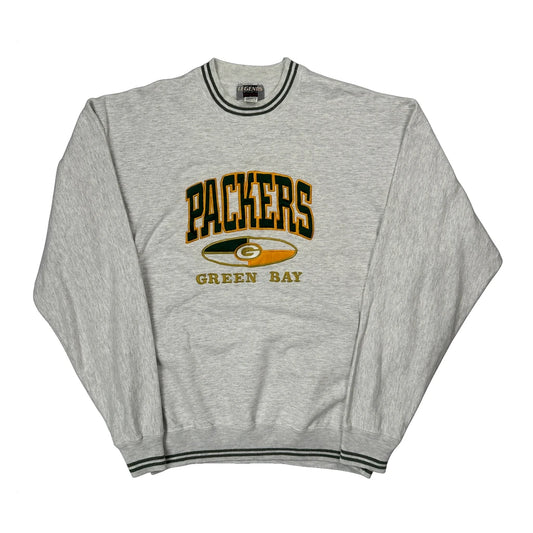 Green Bay Packers Legends Athletic Football Sweatshirt - XL Grey Cotton Blend
