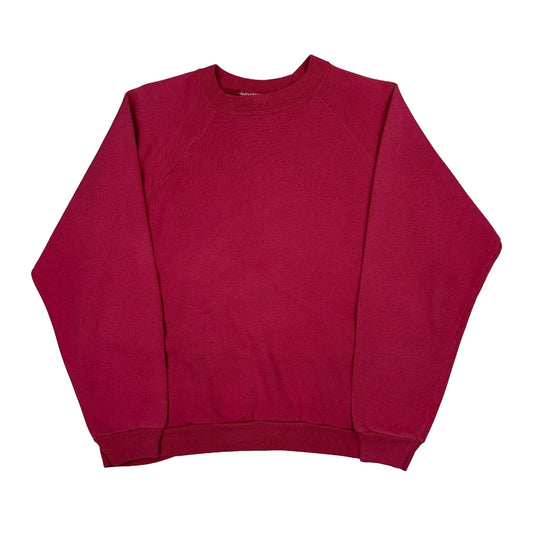 Hanes Sweatshirt - Large Red Cotton Blend